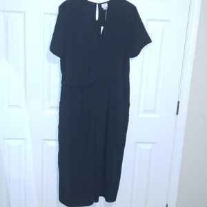 NWT Black ankle-length jumpsuit